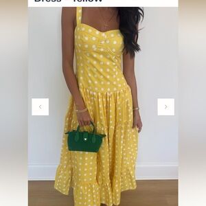 Fancy boutique polka dot dress